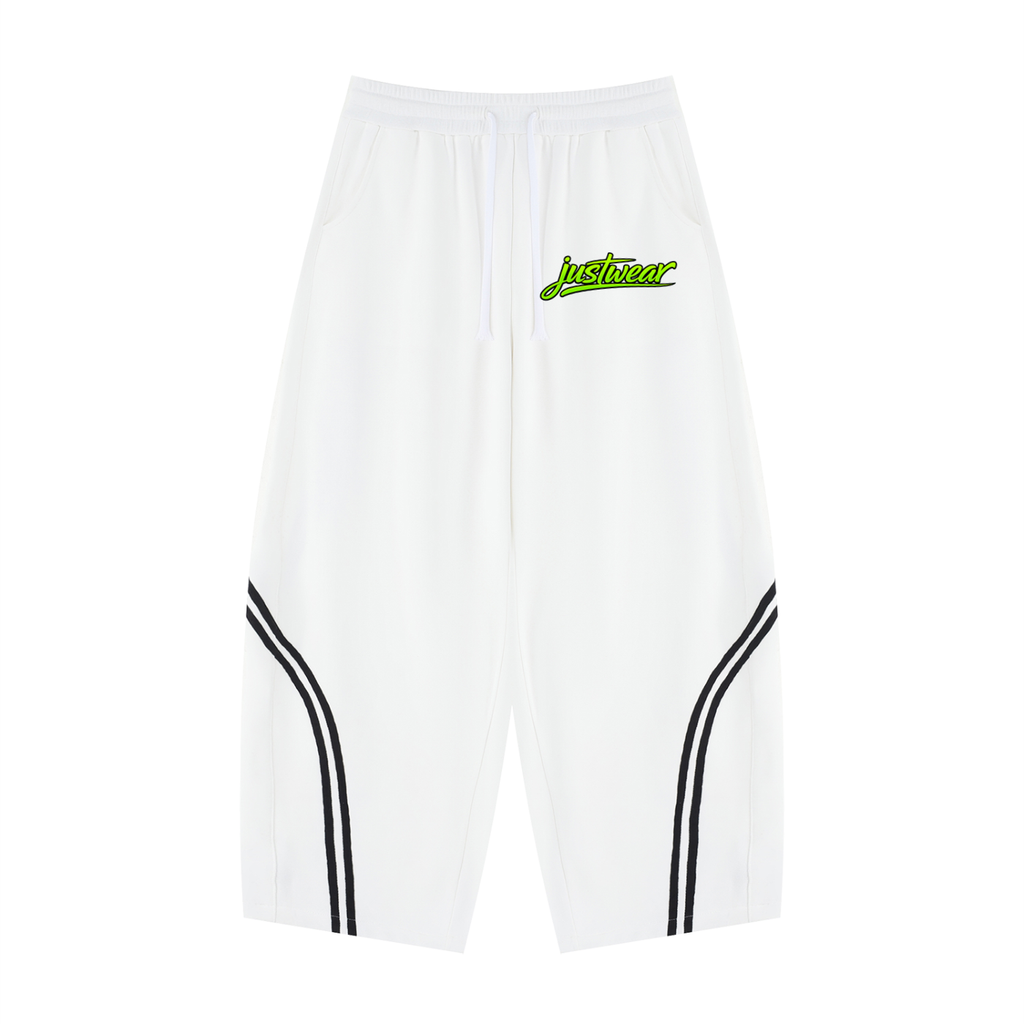 Justwear Wide Leg Piping Sweatpants