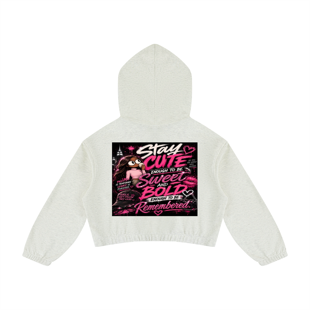Glamour Women’s Boxy Quarter-Zip Hoodie