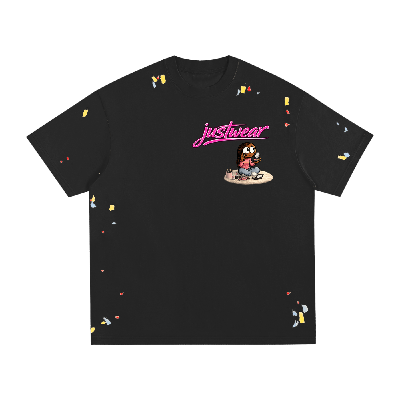 Glamour Paint Splatter T-Shirt
