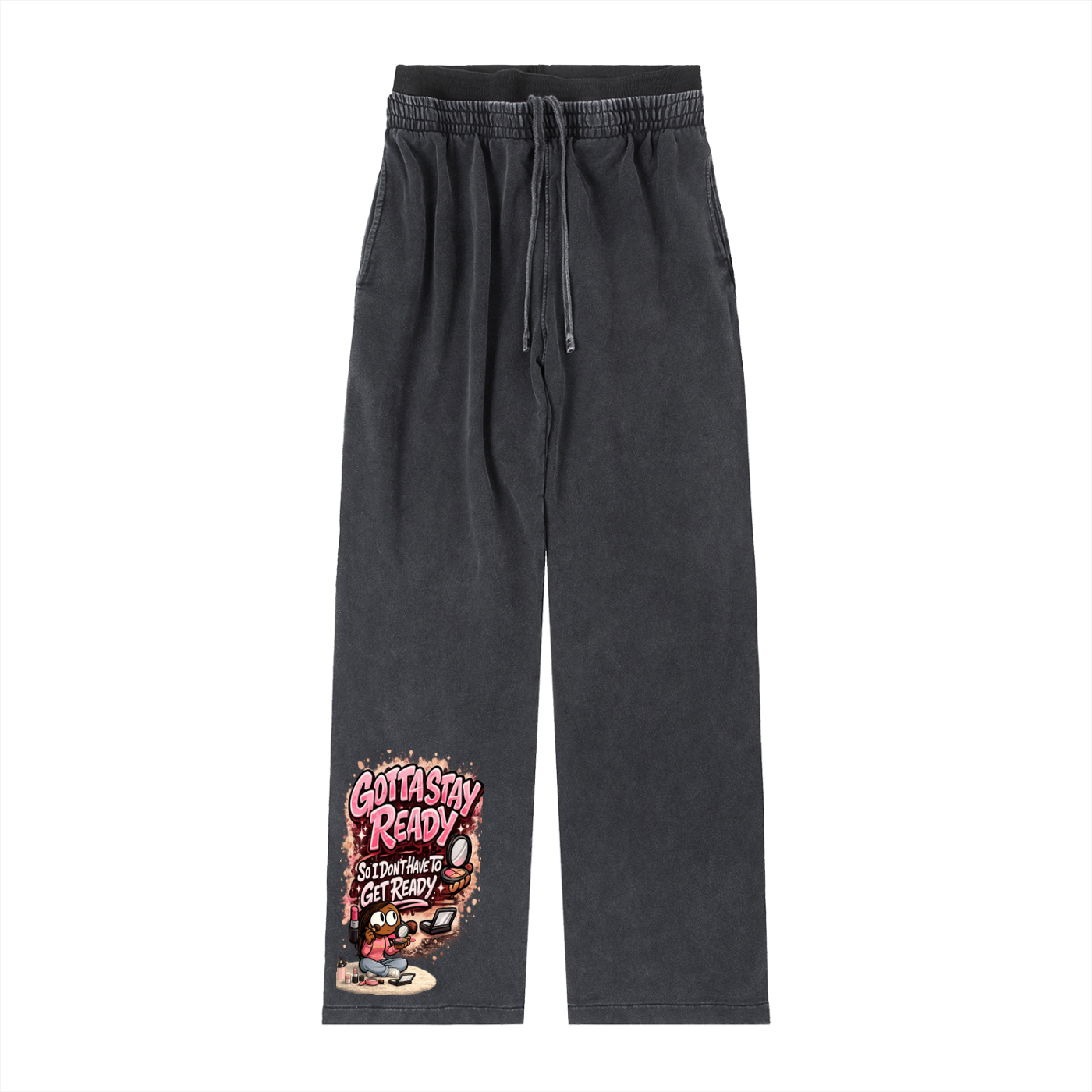 Glamour Vintage Washed Waist Pants