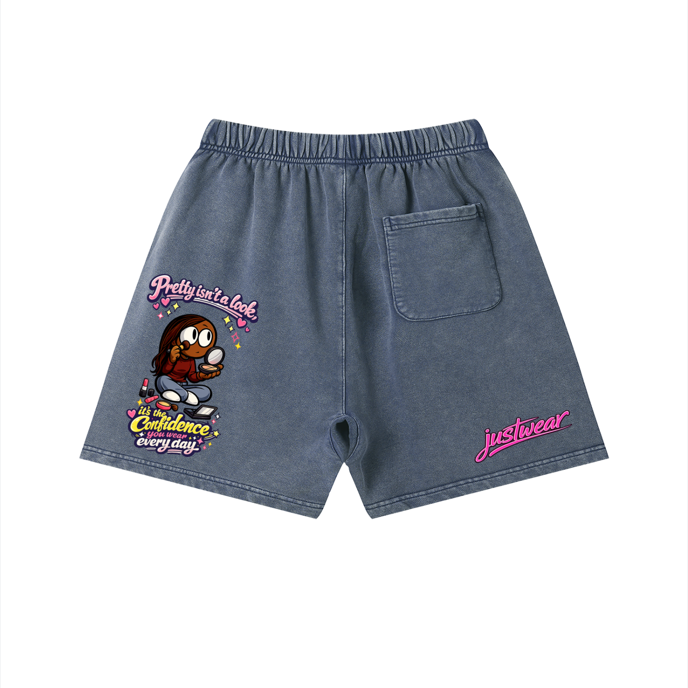 Glamour Vintage Wash Cotton Shorts