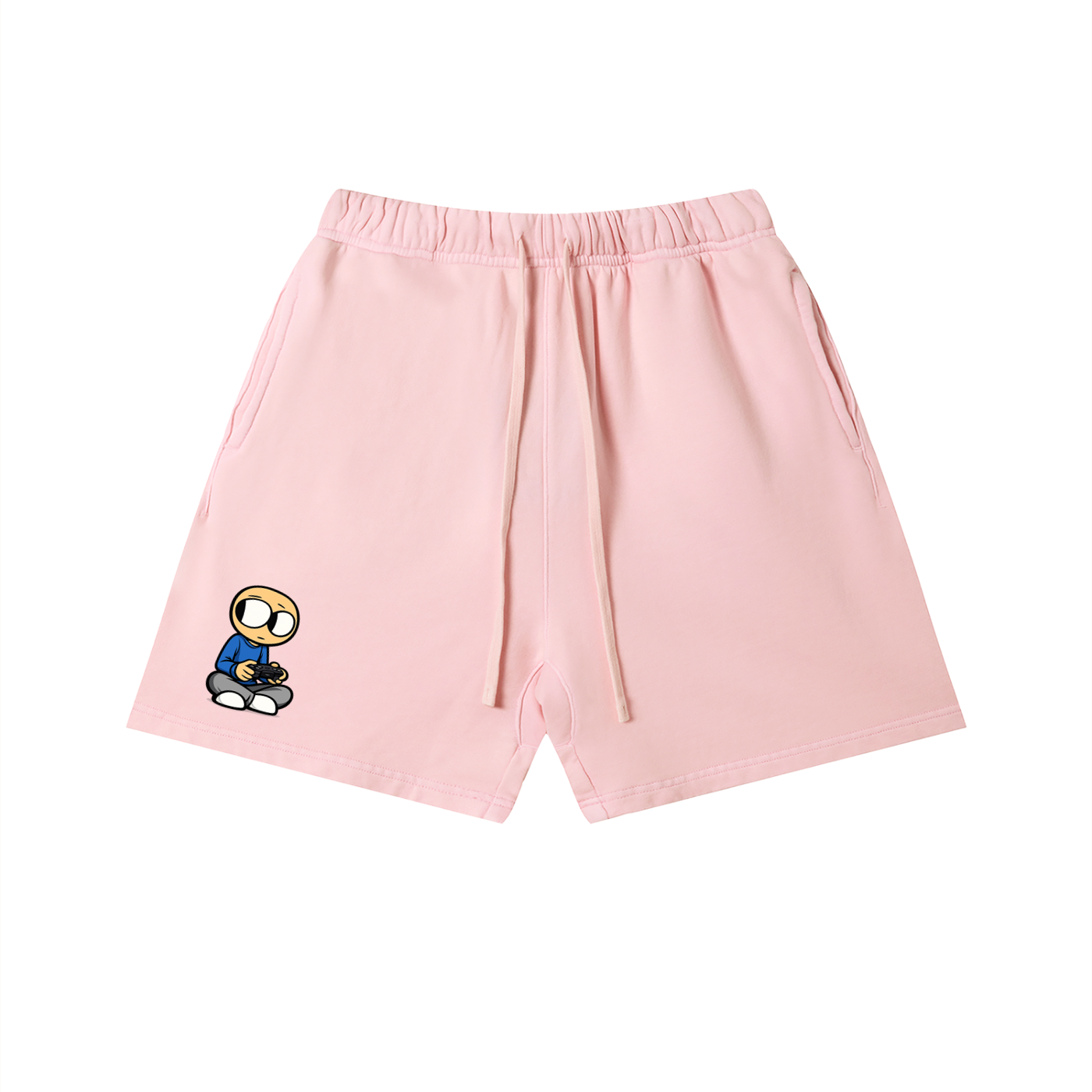 Gamer Vintage Wash Cotton Shorts