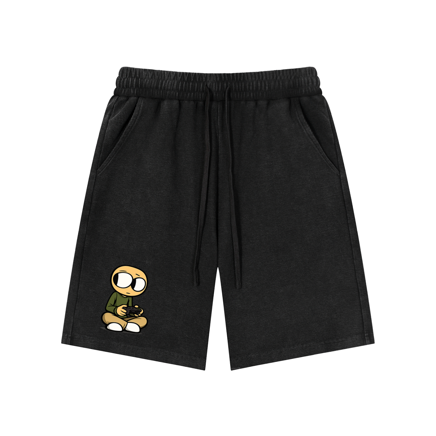 Gamer Mineral Wash Waffle Knit Shorts