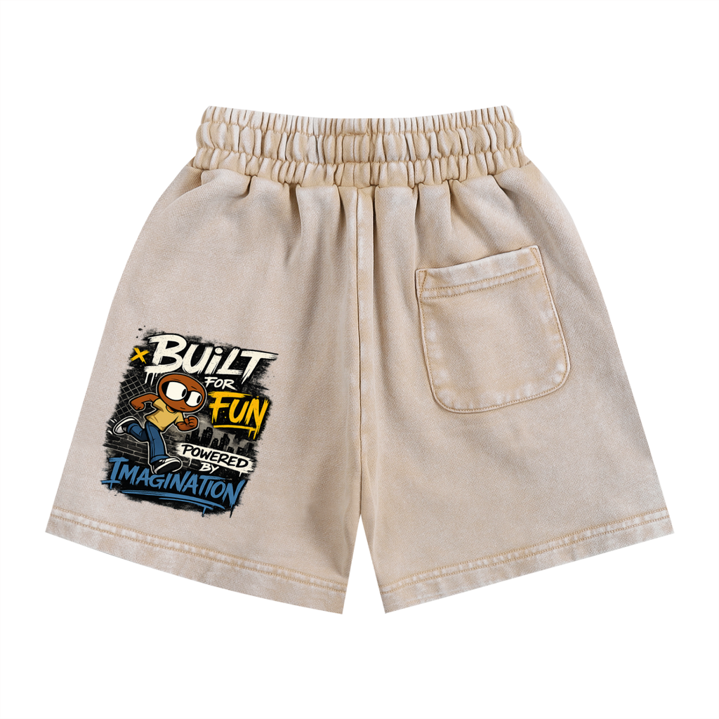 Adventure Snow Washed Kids' Shorts