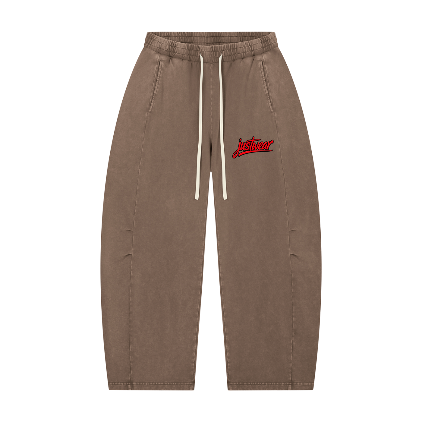 JWC Mineral Wash Barrel Leg Pants