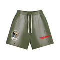 Goteem Sun Fade Distressed Shorts