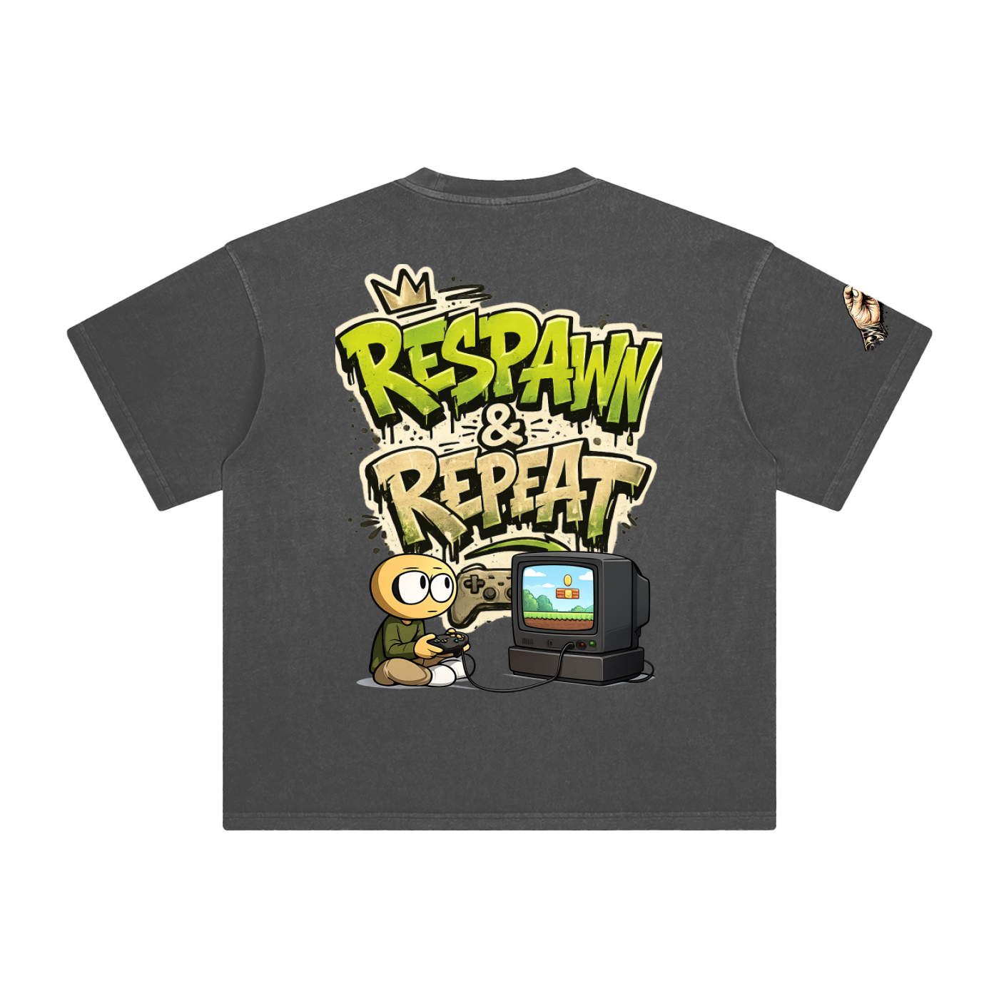 Gamer Enzyme Washed T-Shirt