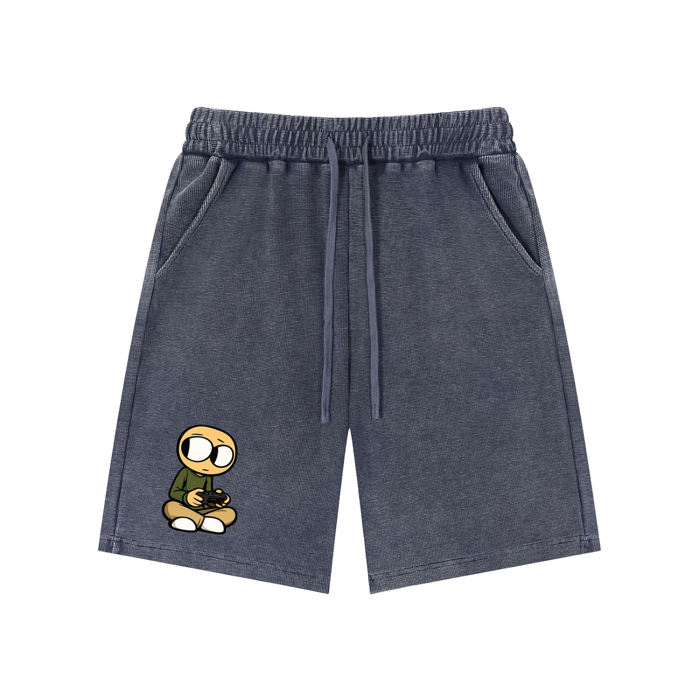 Gamer Mineral Wash Waffle Knit Shorts