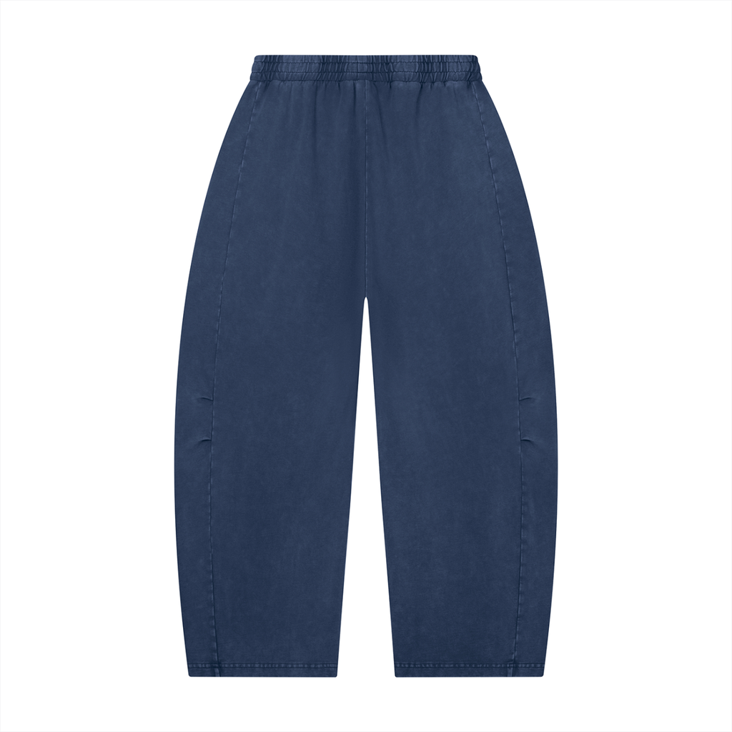Glamour Mineral Wash Barrel Leg Pants