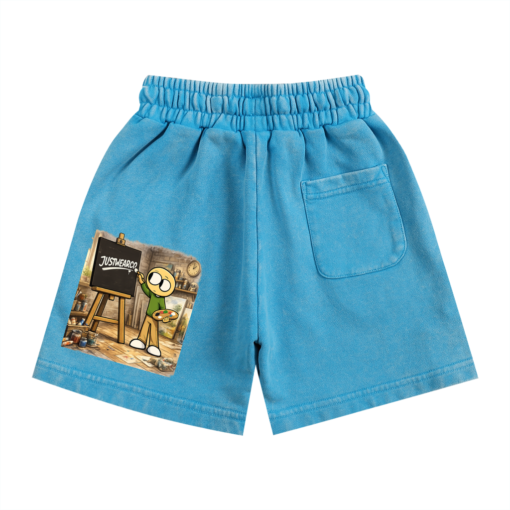 Artist Snow Washed Kids' Shorts