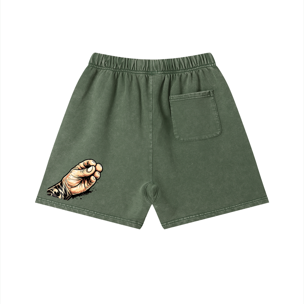 Goteem Unisex Vintage Wash Cotton Shorts