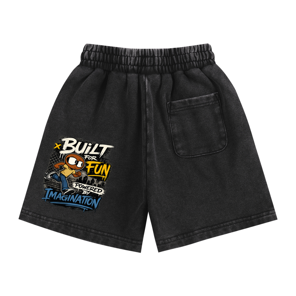 Adventure Snow Washed Kids' Shorts
