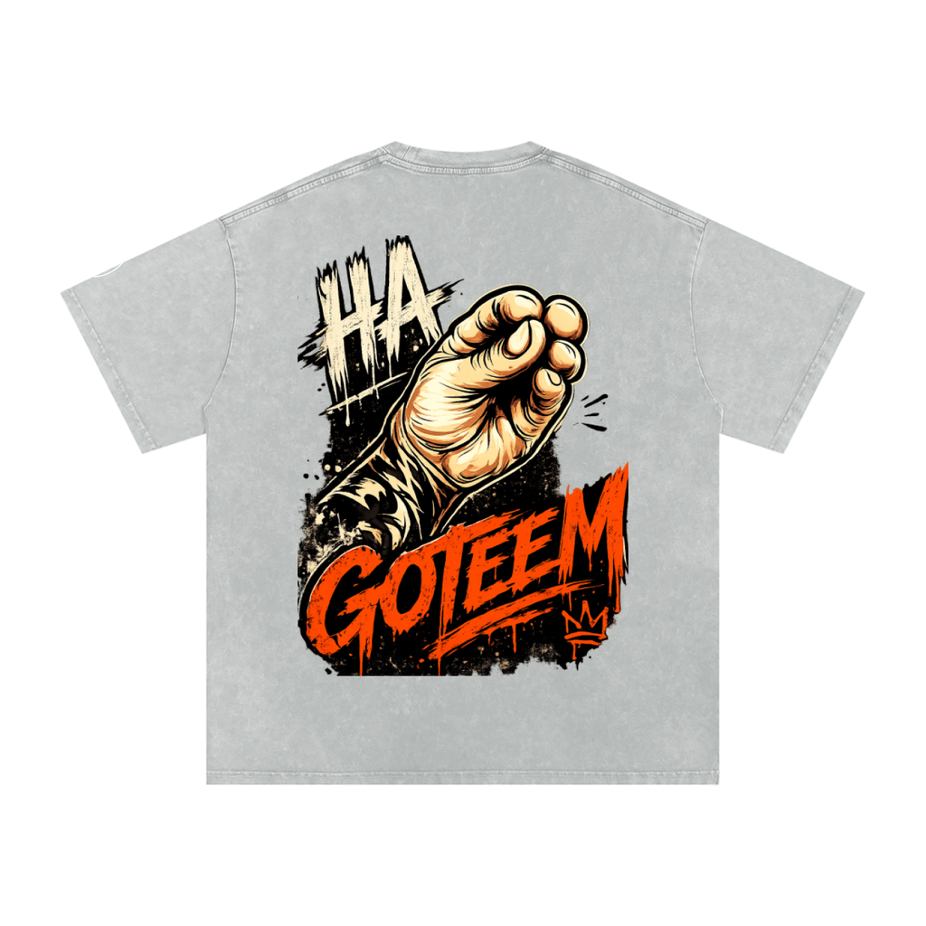 Goteem Snow Washed Oversized Cotton T-Shirt