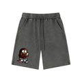 Glamour Mineral Wash Waffle Knit Shorts