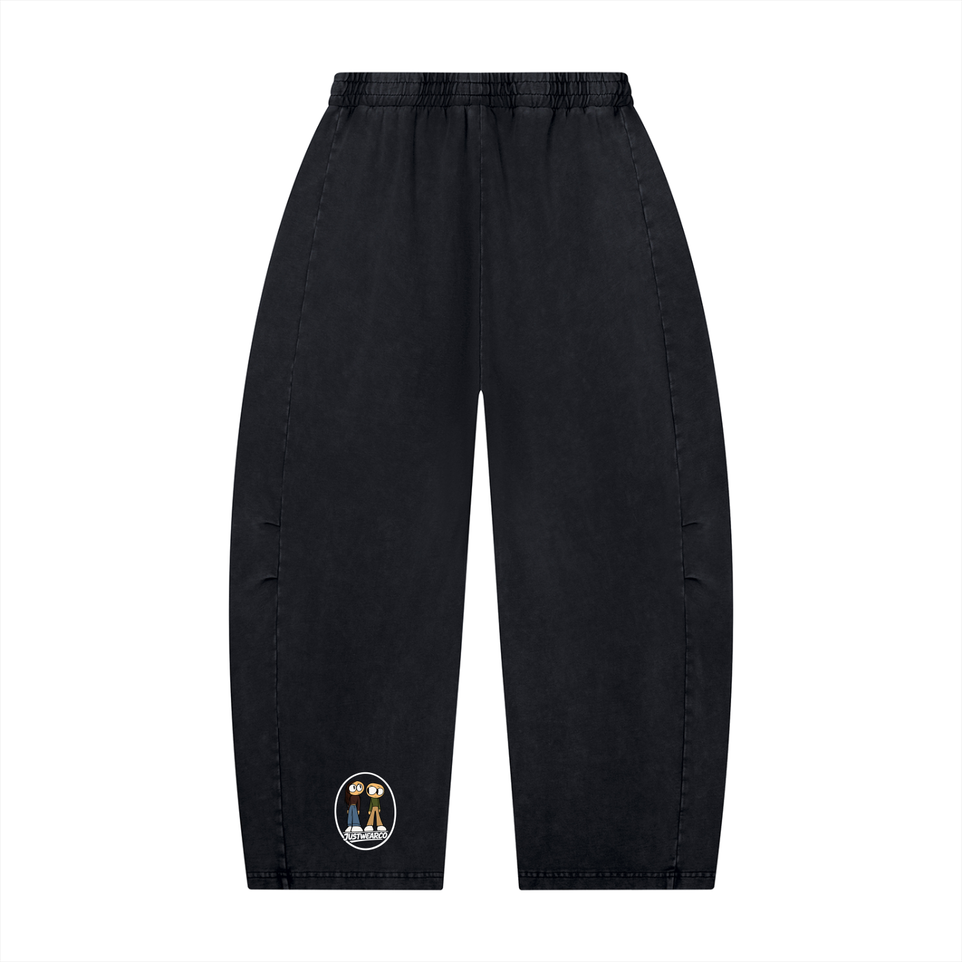 JWC Mineral Wash Barrel Leg Pants