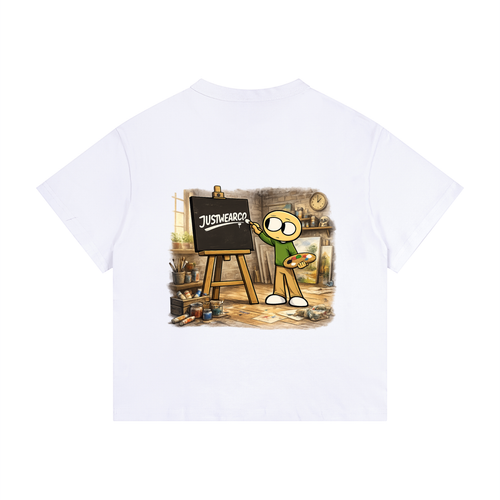 Artist Kid's Loose Fit Drop Shoulder T-Shirt