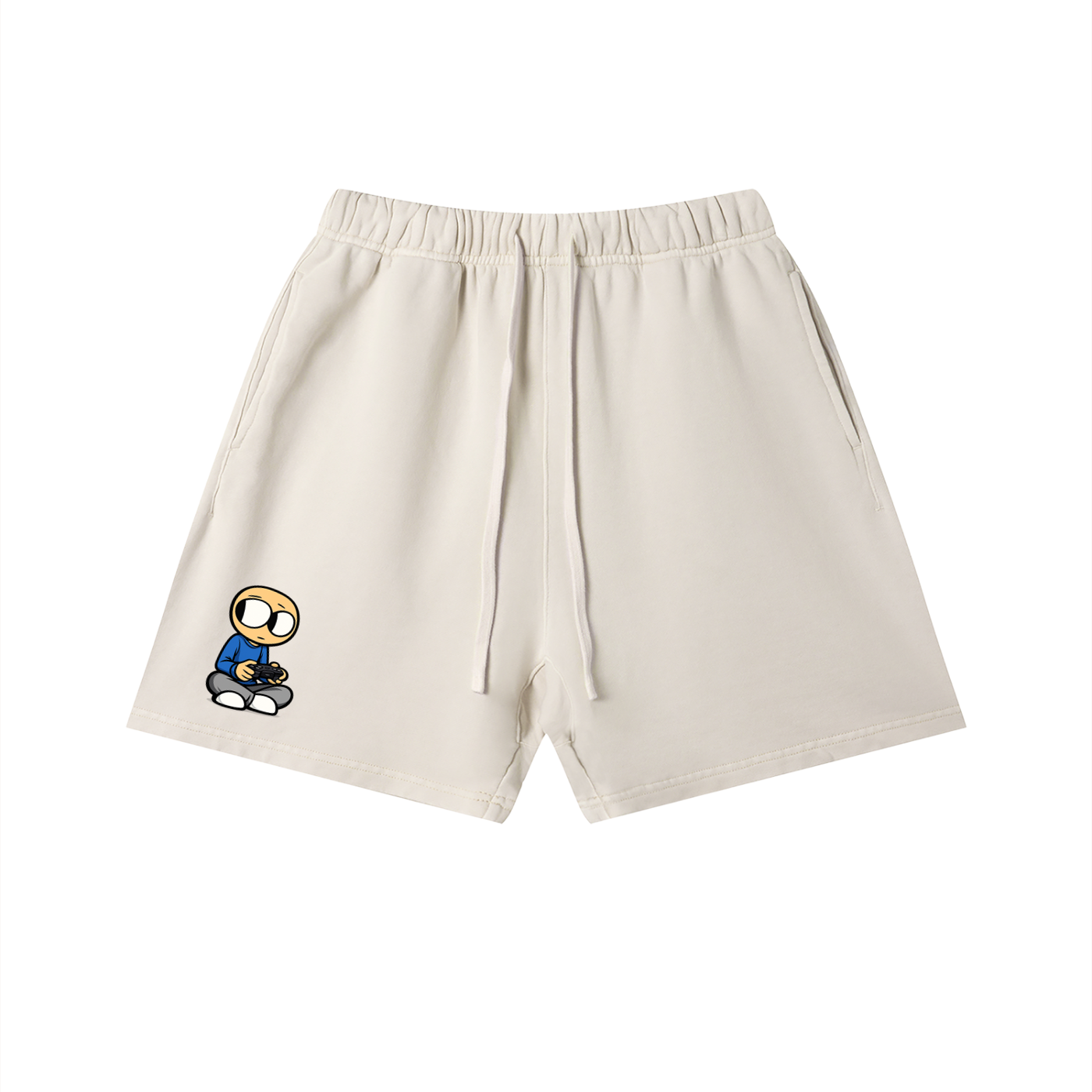 Gamer Vintage Wash Cotton Shorts