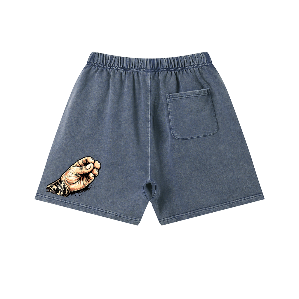 Goteem Unisex Vintage Wash Cotton Shorts