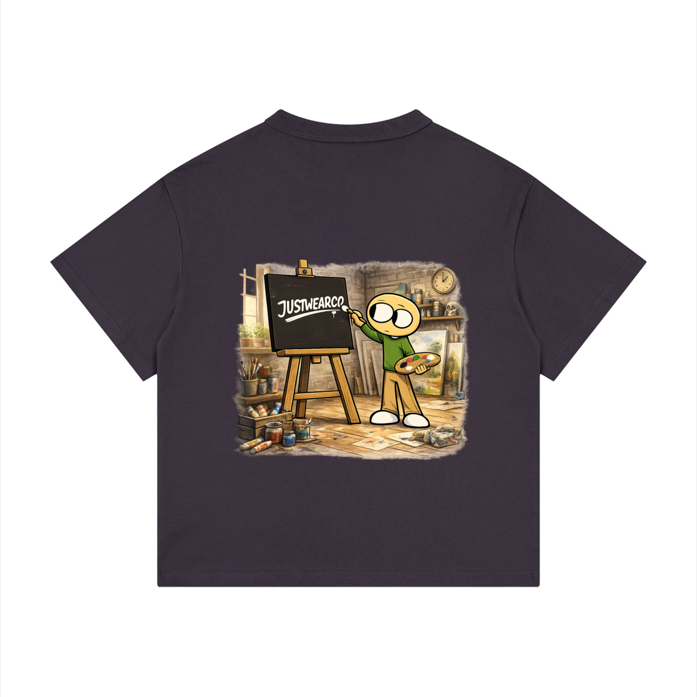 Artist Kid's Loose Fit Drop Shoulder T-Shirt