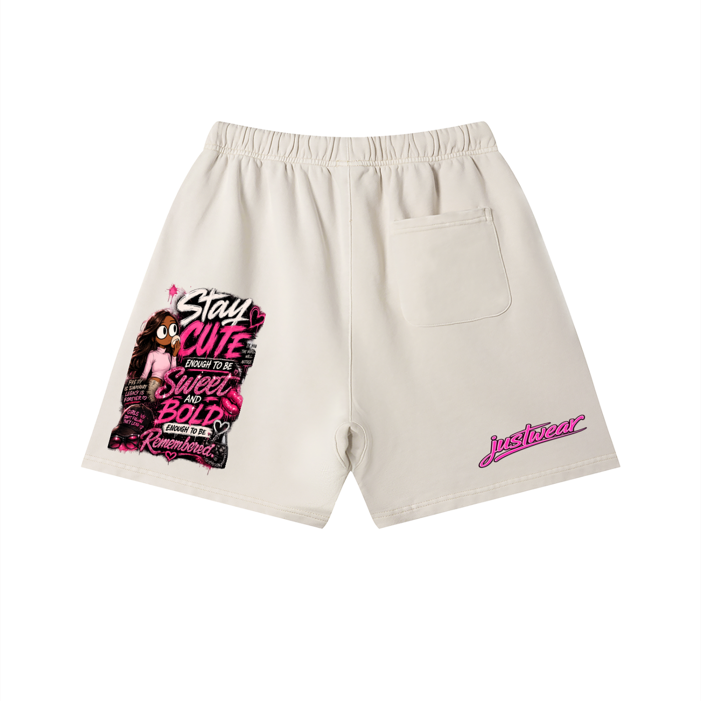 Glamour  Vintage Wash Cotton Shorts