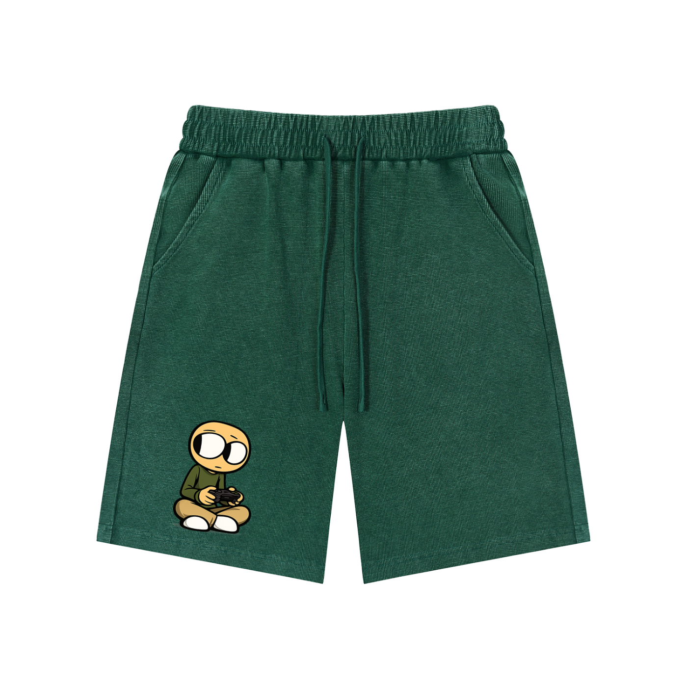 Gamer Mineral Wash Waffle Knit Shorts