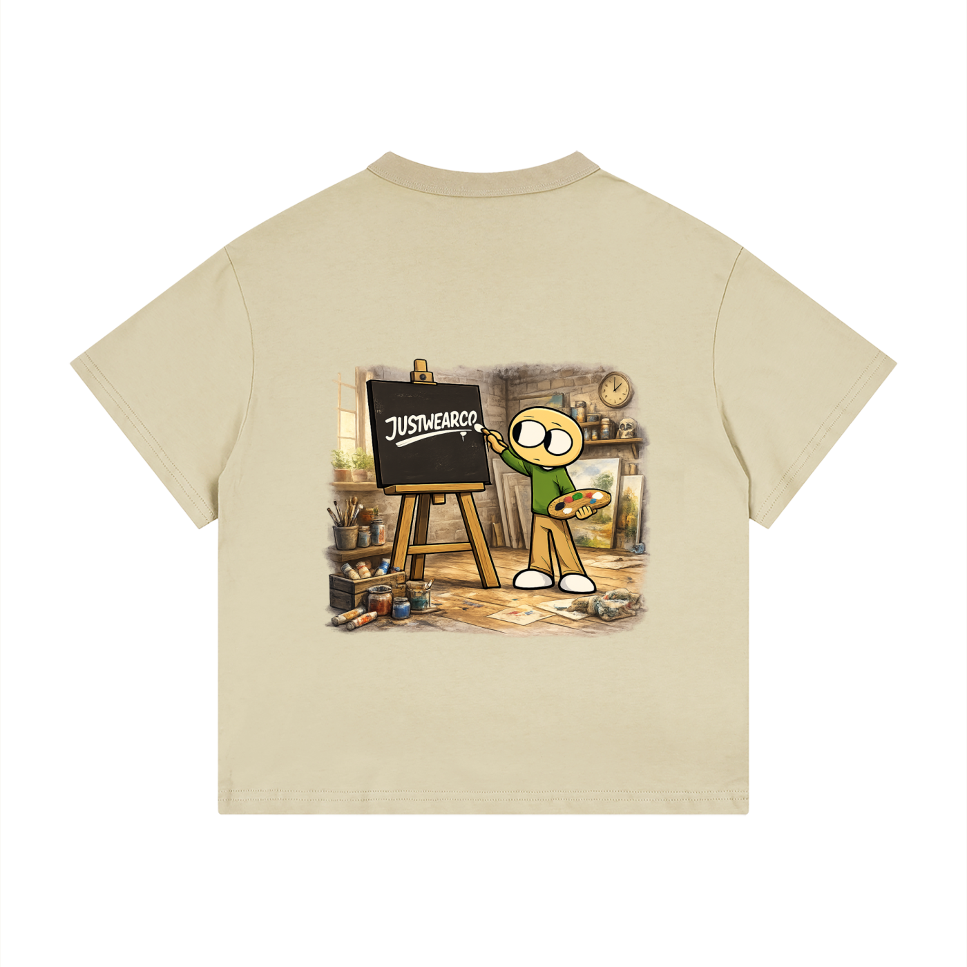 Artist Kid's Loose Fit Drop Shoulder T-Shirt