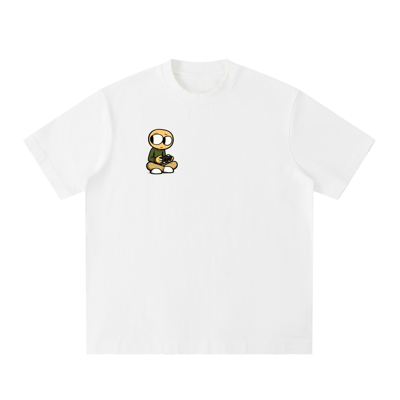 Gamer Heavyweight Vintage Washed Frayed T-Shirt