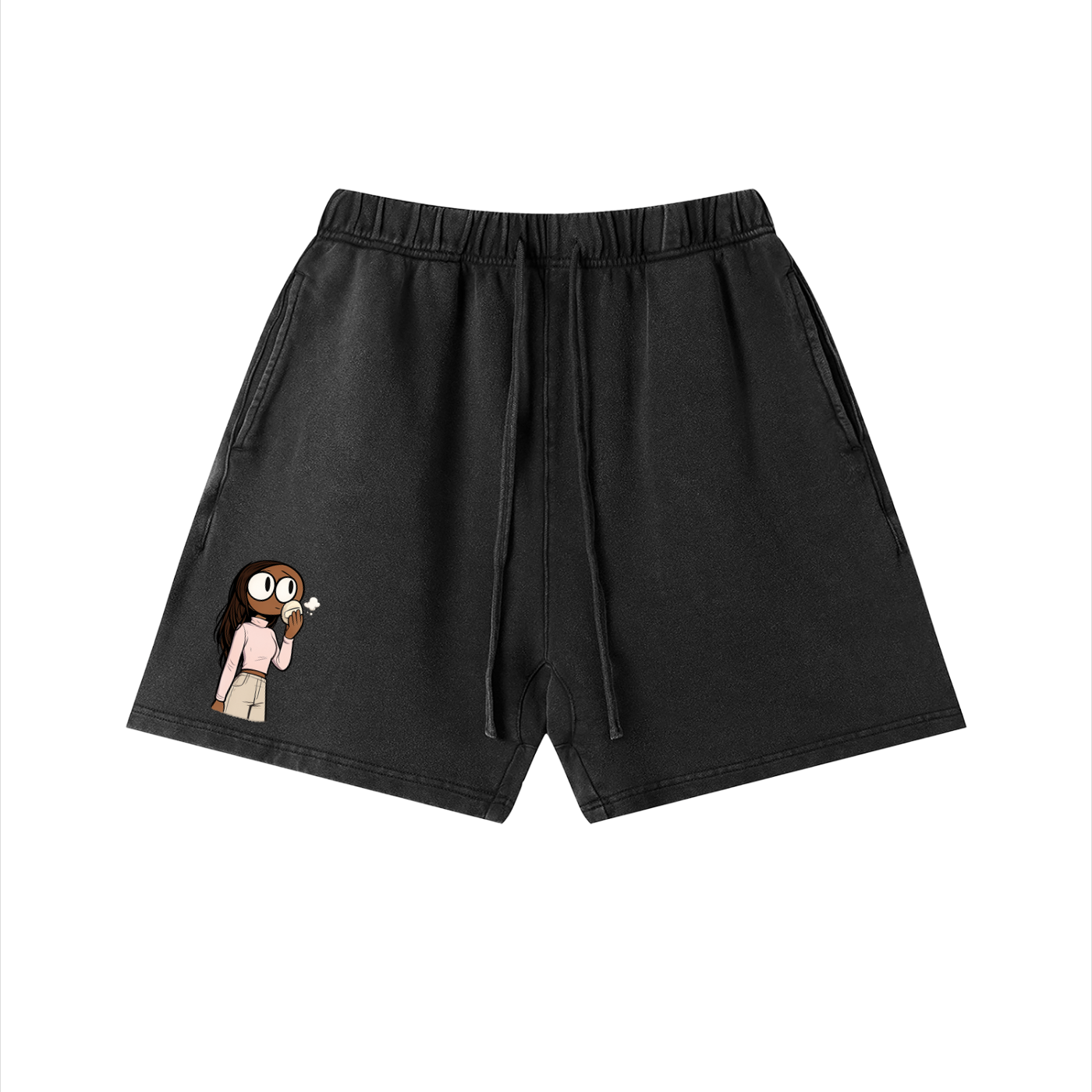 Glamour Unisex Vintage Wash Cotton Shorts