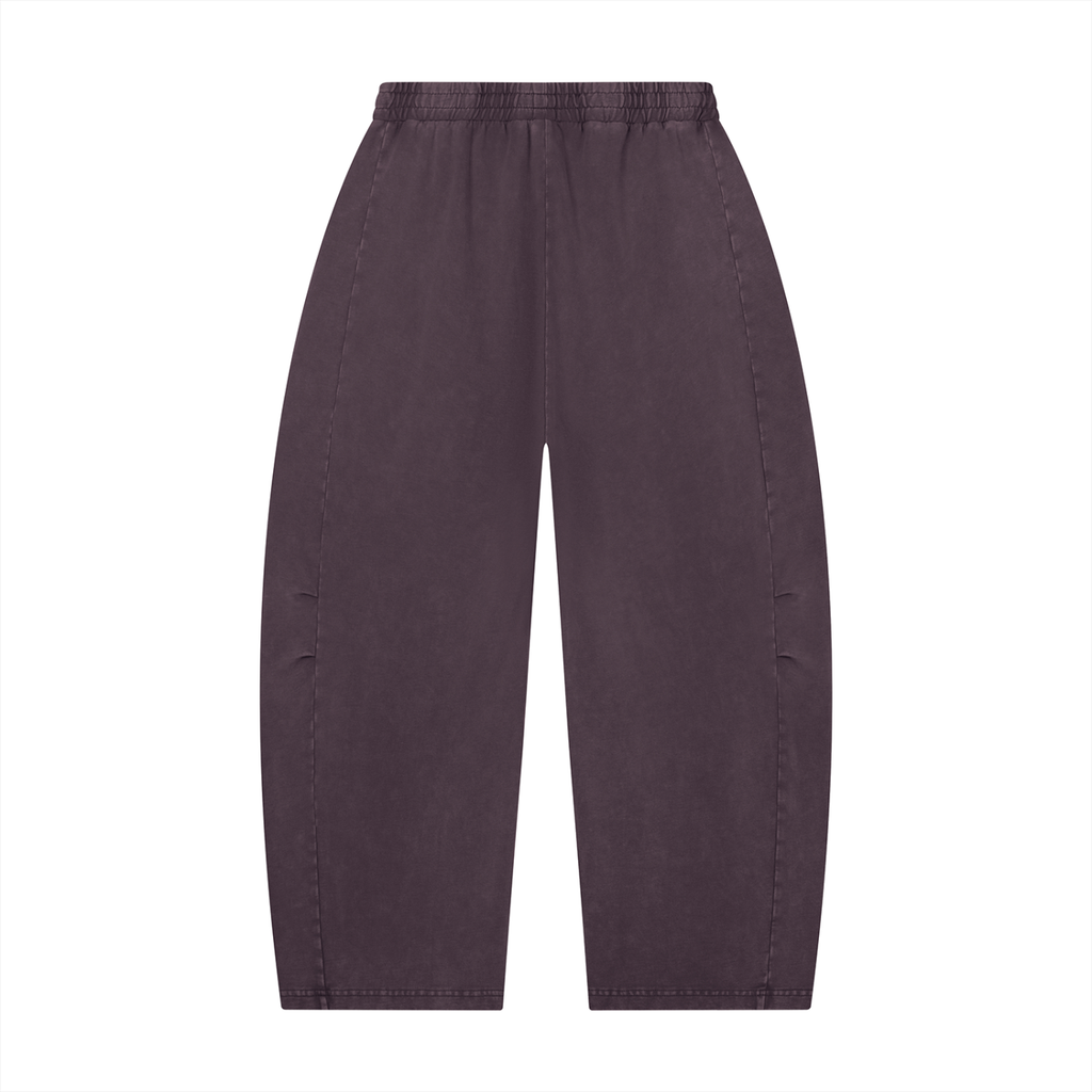 Glamour Mineral Wash Barrel Leg Pants