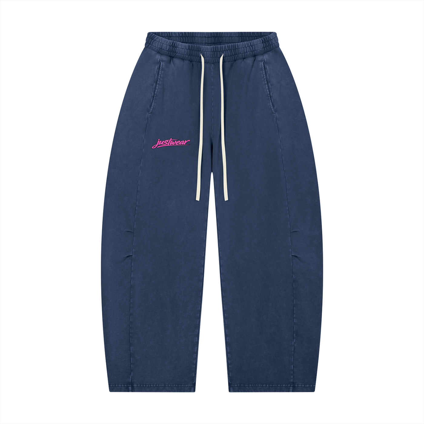 Glamour Mineral Wash Barrel Leg Pants