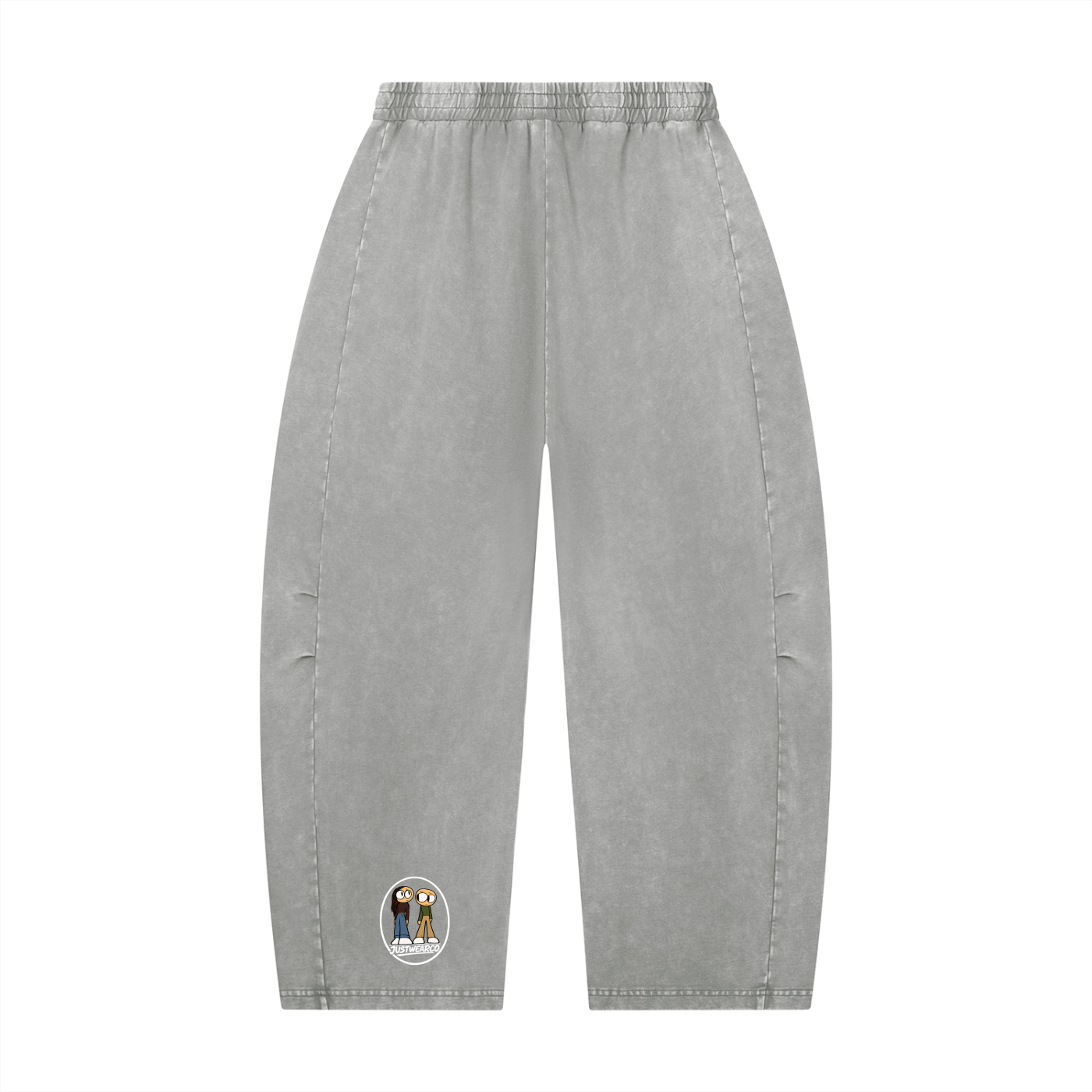 JWC Mineral Wash Barrel Leg Pants