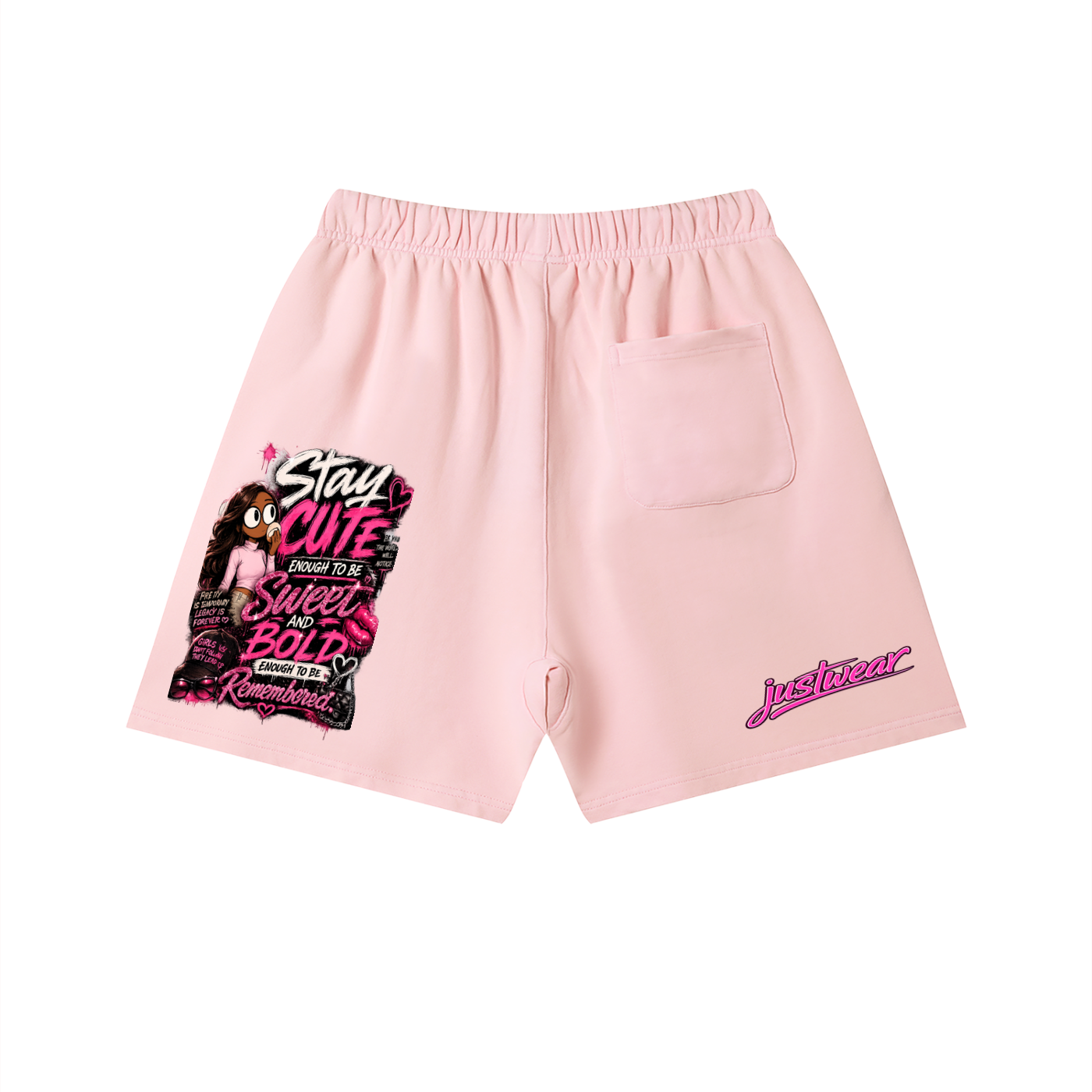 Glamour  Vintage Wash Cotton Shorts