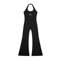 Justwearco Women’s Halter Flared Jumpsuit