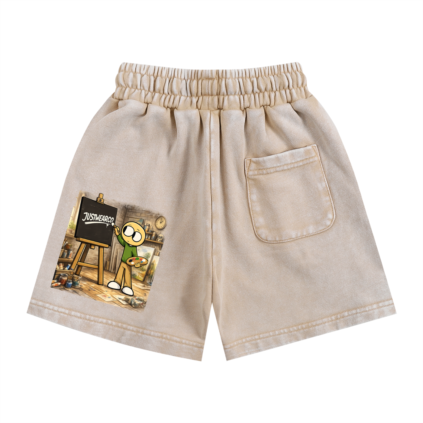 Artist Snow Washed Kids' Shorts