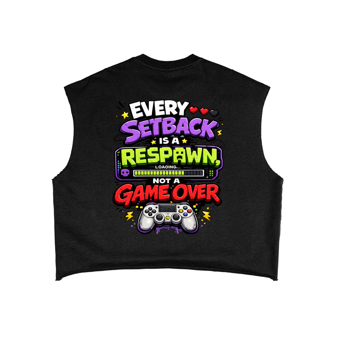 Gamer French Terry Boxy Tank Top