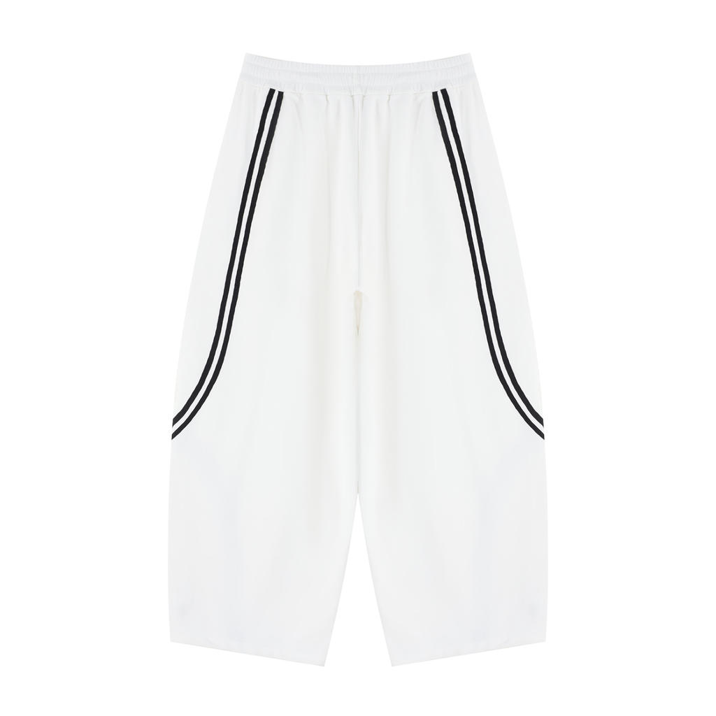 Justwear Wide Leg Piping Sweatpants